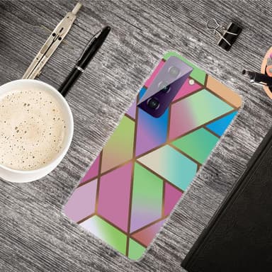 SKALO Samsung S21 FE Marmori TPU kuori - #7