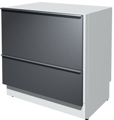 Festivo jääkaappipakastin vetolaatikossa 800 CF CITYCOLD teräs
