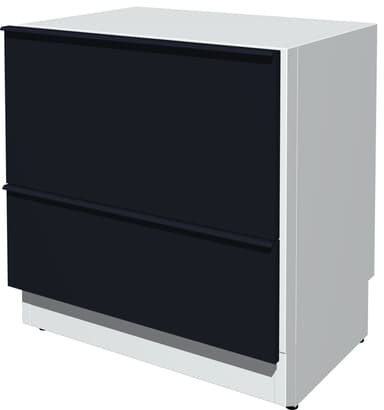Festivo jääkaappipakastin vetolaatikossa 800 CF CITYCOLD musta