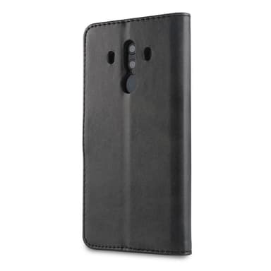 Huawei Mate 10 Pro Lompakkoteline Korttipaikoilla - Musta