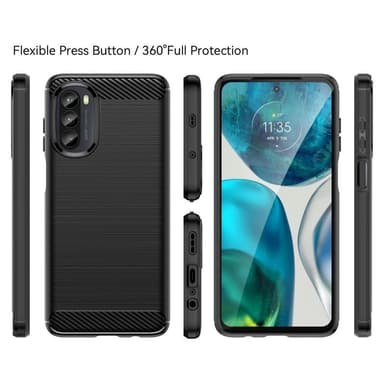 Hiilikuiturakenteinen TPU-kansi Motorola Moto G52: lle
