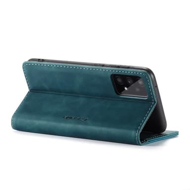 CASEME Retro Lompakkokotelo Samsung Galaxy A33 5G -  -Sininen