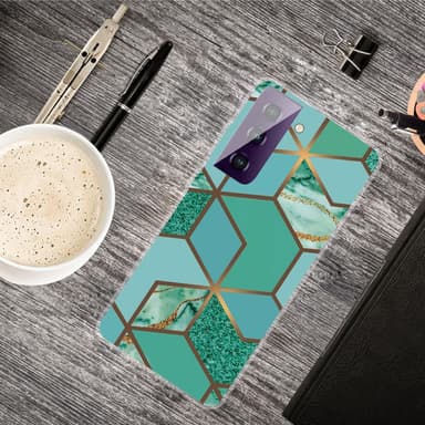 SKALO Samsung S21 FE Marmori TPU kuori - #6