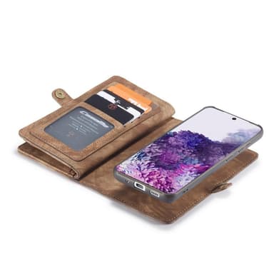 Samsung Galaxy S20 CASEME Irrotettava 2-in-1 kotelo - Ruskea