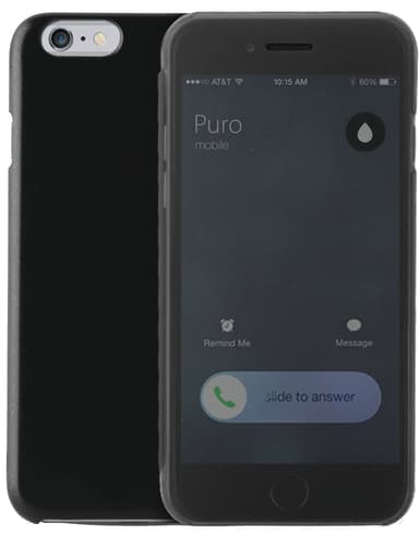 Puro Sense Booklet iPhone 6  Plus suoja (musta)