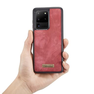 Samsung Galaxy S20 Ultra CASEME Irrotettava 2-in-1 kotelo - Punainen