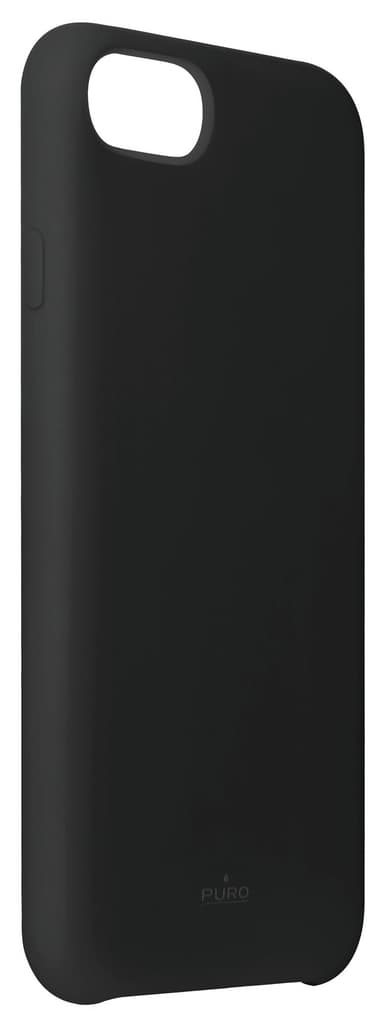 Puro Icon iPhone 6/7/8/SE Gen. 2/3 suojakuori (musta)