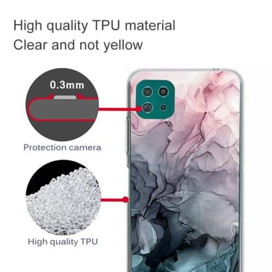 SKALO Samsung A22 5G Marmori TPU kuori - #9