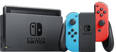 Nintendo Switch 2022 EU pelikonsoli + Neon Joy-Con ohjaimet