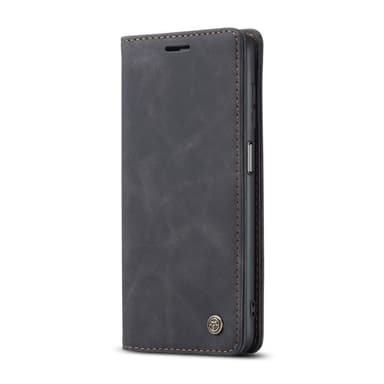 CASEME Retro Lompakkokotelo Samsung Galaxy A12 - Musta