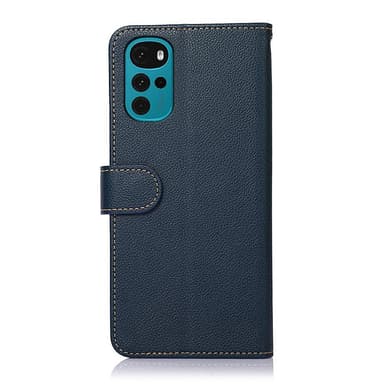 KHAZNEH puhelimen kansi Motorola Moto G22/Moto E32s 4G - sininen/ruskea