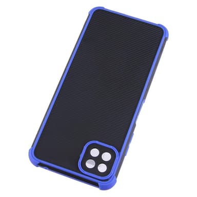SKALO Samsung A22 5G Armor Hybrid Bumper Suojakuori - Sininen