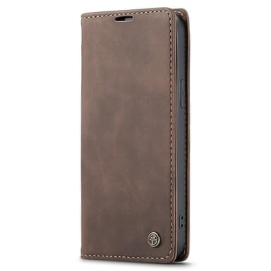 CASEME Retro lompakkokotelo iPhone 13 Prolle - Kahvi