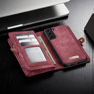 Samsung Galaxy S21 CASEME 2-in-1 Irrotettava - Punainen
