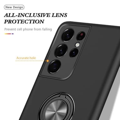 Samsung Galaxy S21 Ultra sormirengasten tukijalka hybridikotelo
