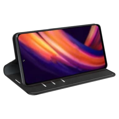 Lompakkoteline Puhelinkotelo Motorola Edge 30 Prolle - Musta