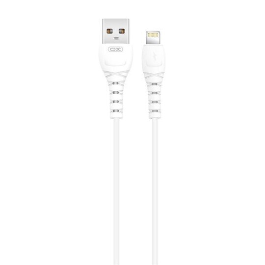 XO USB - iPhone 1,0m 3A - vit