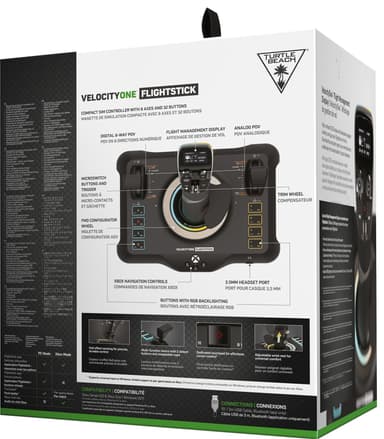 Turtle Beach VelocityOne joystick lentosimulaattorille