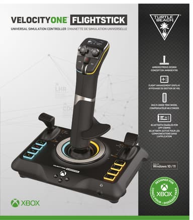 Turtle Beach VelocityOne joystick lentosimulaattorille