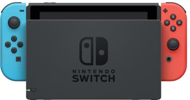 Nintendo Switch 2022 EU pelikonsoli + Neon Joy-Con ohjaimet
