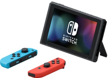 Nintendo Switch 2022 EU pelikonsoli + Neon Joy-Con ohjaimet