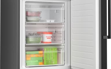 Bosch Jääkaappi-pakastin yhdistelmä KGN36VXCT (Black inox-antifingerprint)
