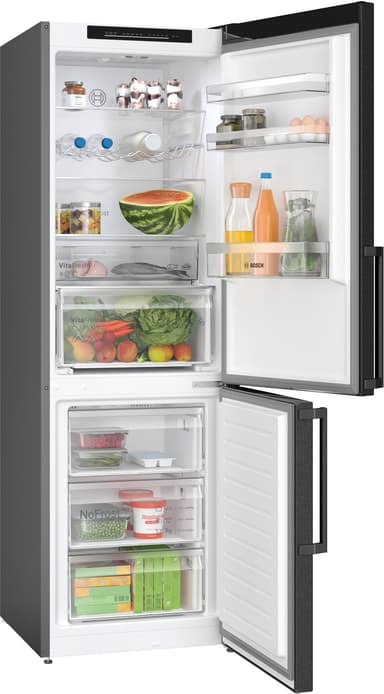 Bosch Jääkaappi-pakastin yhdistelmä KGN36VXCT (Black inox-antifingerprint)