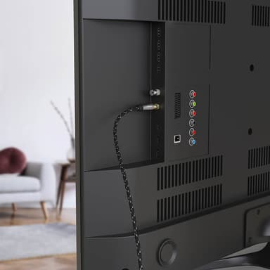 Hama SAT F-F 120 dB antennikaapeli (musta, 5 m)