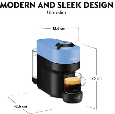 Nespresso Vertuo Pop kapselikeitin DeLonghi ENV90.A (Pacific Blue)