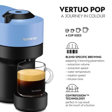 Nespresso Vertuo Pop kapselikeitin DeLonghi ENV90.A (Pacific Blue)
