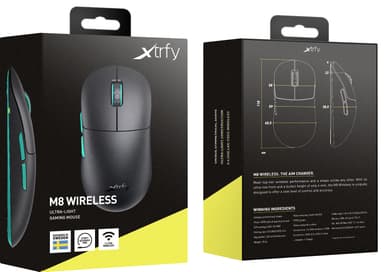 Xtrfy M8 langaton pelihiiri (musta)