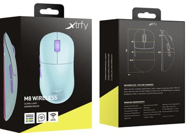 Xtrfy M8 langaton pelihiiri (Frosty Mint)