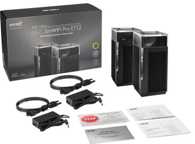 Asus ZenWiFi Pro ET12 mesh reititin (2 kpl)