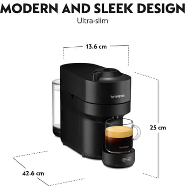 Nespresso Vertuo Pop kapselikeitin DeLonghi ENV90.B (musta)