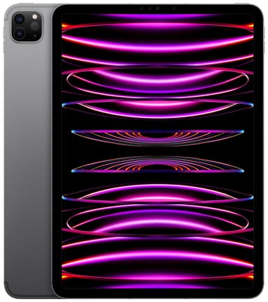 iPad Pro 11" 2022 128 GB WiFi + Cellular (tähtiharmaa)