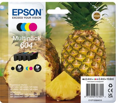 Epson Multipack 604 mustekasetti (monipakkaus)