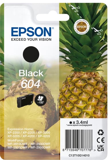 Epson 604 mustekasetti (musta)