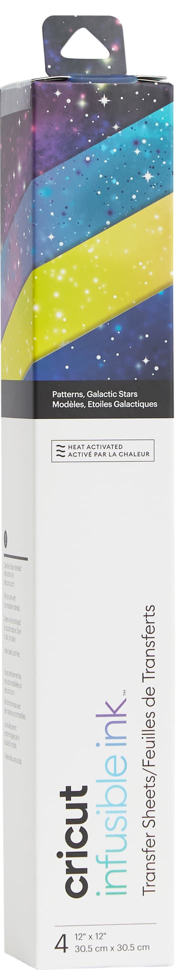 Cricut Infusible Ink siirtoarkit (4 kpl, galaktinen)