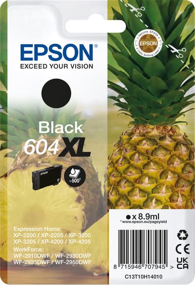 Epson 604 XL mustekasetti (musta)