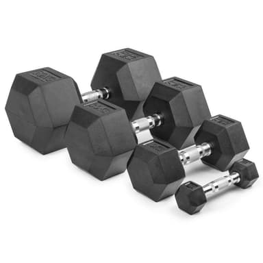 Gymstick Hex Dumbbell Singles, Käsipainot Hex 60 kg