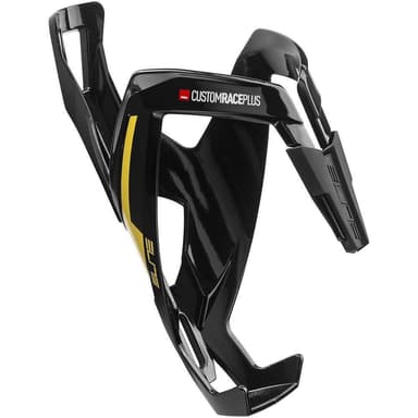 Elite Bottle Cage Custom Race+, Pullon pidikkeet Musta/Keltainen