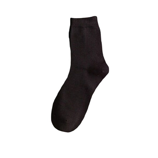 Miesten puuvillaiset sukat, 5 paria Musta 31x9 cm