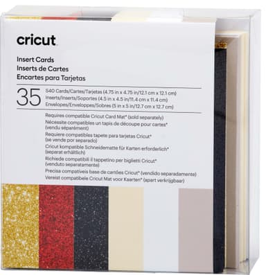 Cricut kortti-insertit 35 kpl (Glitz and Glam)