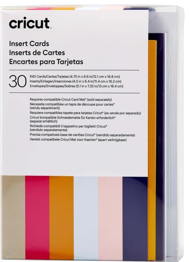 Cricut kortti-insertit 30 kpl (Sensei)