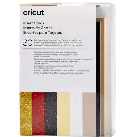Cricut kortti-insertit 30 kpl (Glitz and Glam)