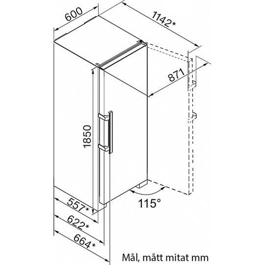 Miele jääkaappi K28202DWS