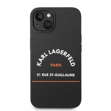Karl Lagerfeld iPhone 14 Kuori Rue St Guillaume Musta