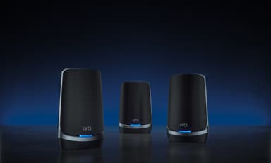 Netgear Orbi RBKE963 AX11000 nelikaistainen WiFi 6E mesh (3kpl, musta)
