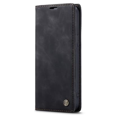 CASEME Retro lompakkokotelo iPhone 14 Prolle - Musta