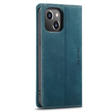 CASEME Retro lompakkokotelo iPhone 14 Plus - Sininen